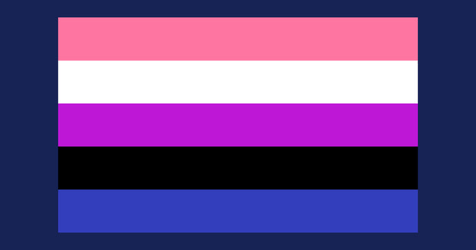 What is the Genderfluid pride flag and what does it mean?