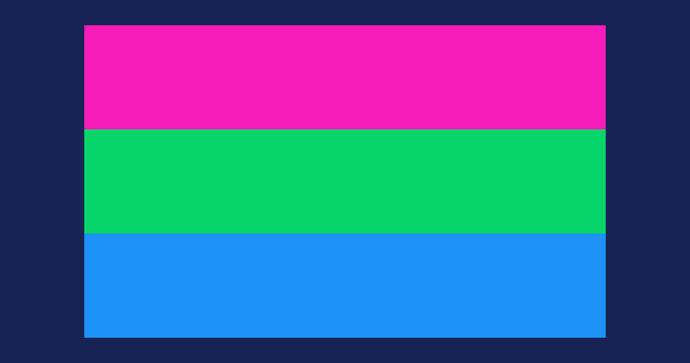 What is the Polysexual pride flag and what does it mean?