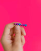 Pixel hearts (bisexual) — enamel pin