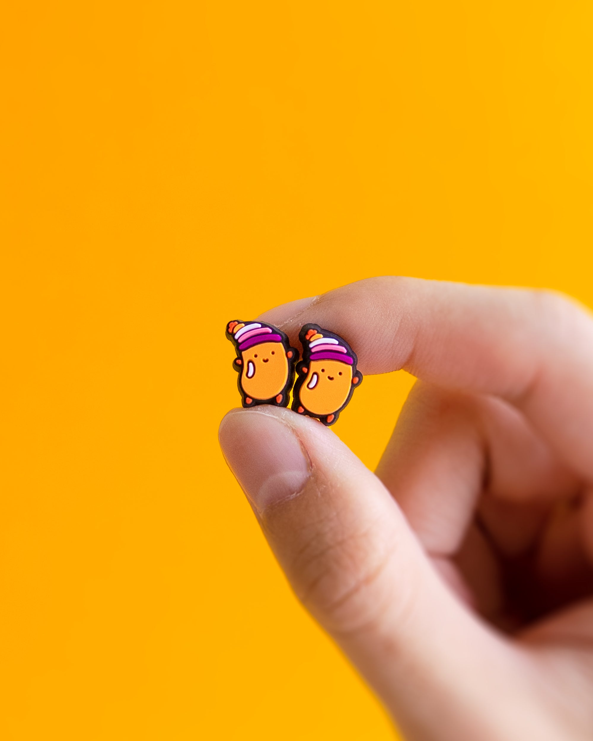 Lesbean — mini stud earrings