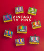 Vintage TV (asexual / demisexual) — enamel pin