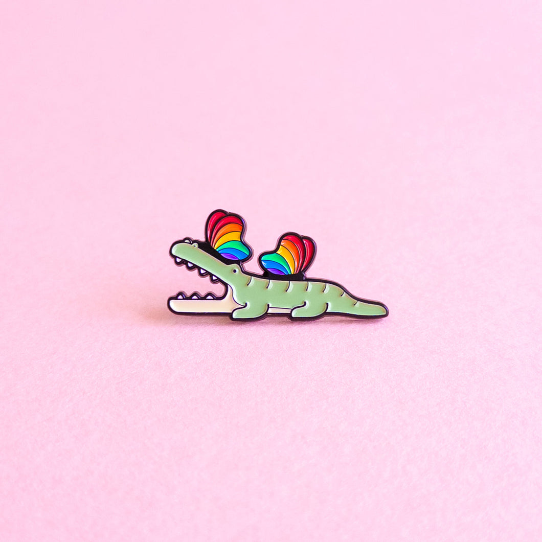 Alligaytor — enamel pin