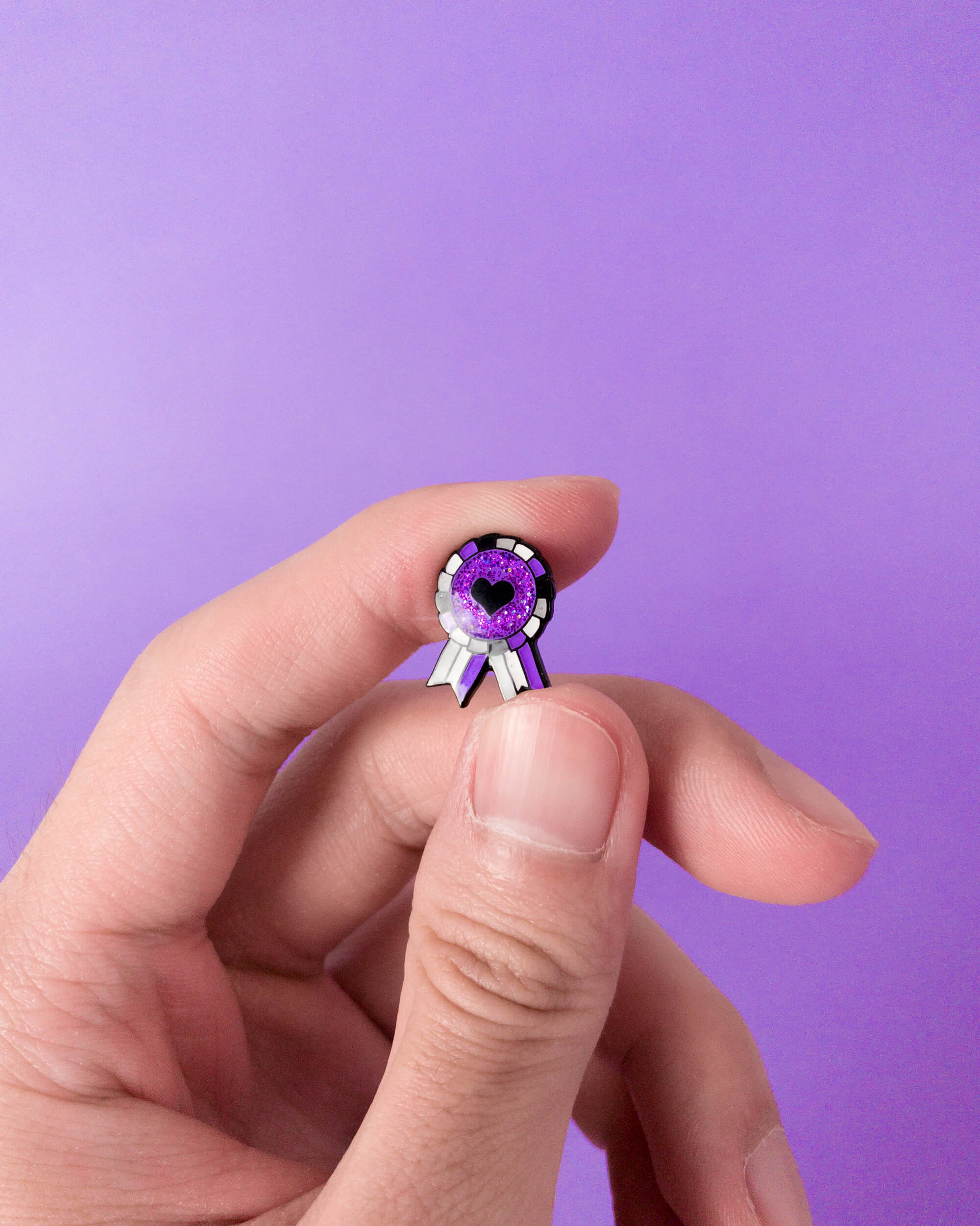 Asexual / Demisexual Award Badge — enamel pin