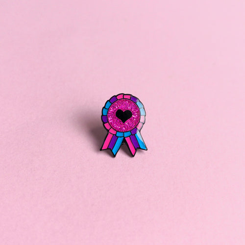 Bisexual Award Badge — enamel pin