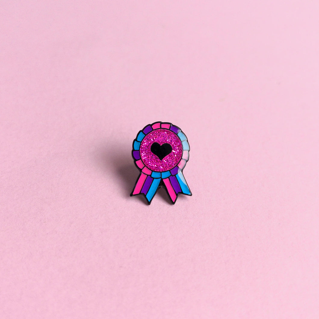 Bisexual Award Badge — enamel pin