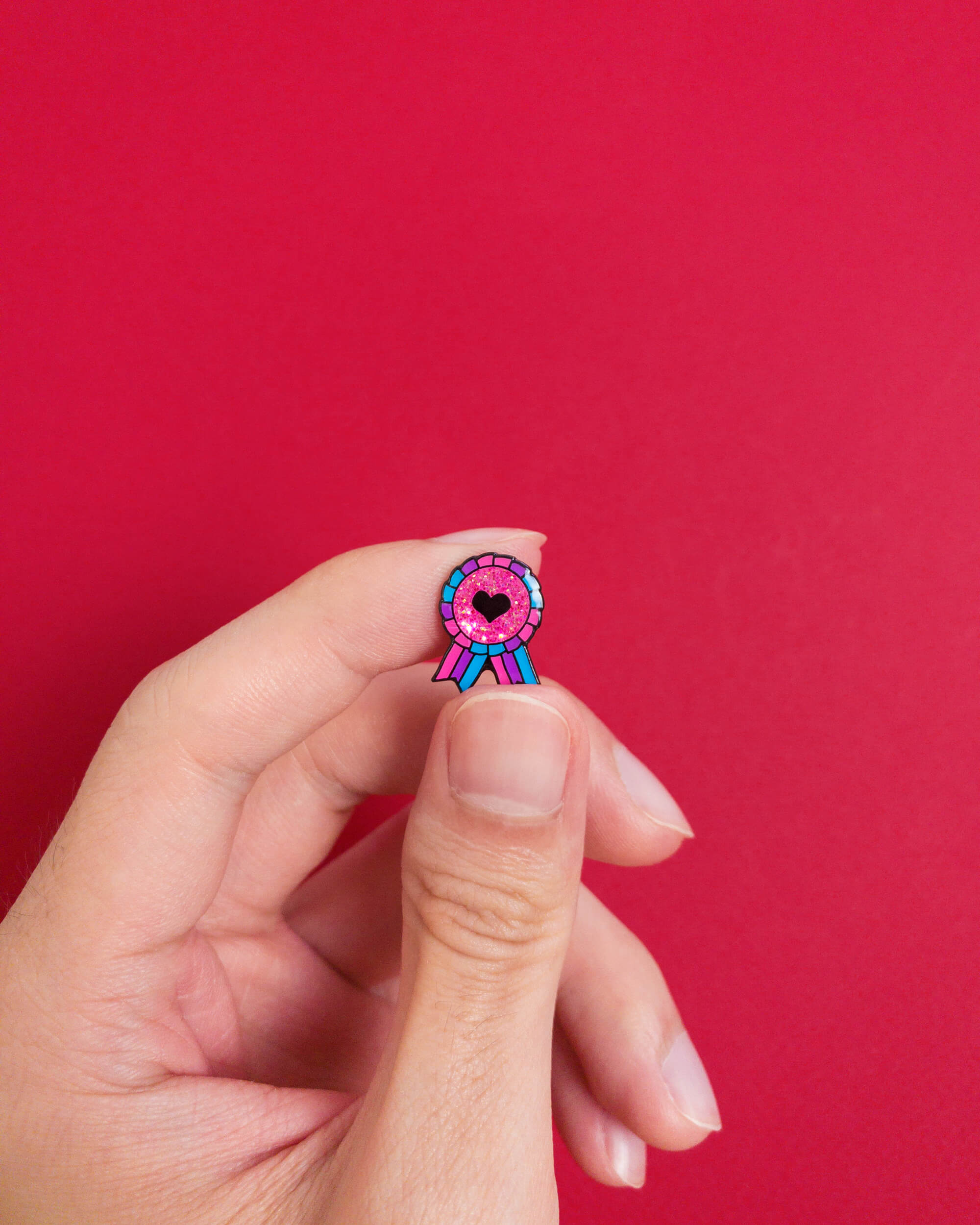 Bisexual Award Badge — enamel pin