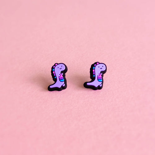 Binosaur — mini stud earrings