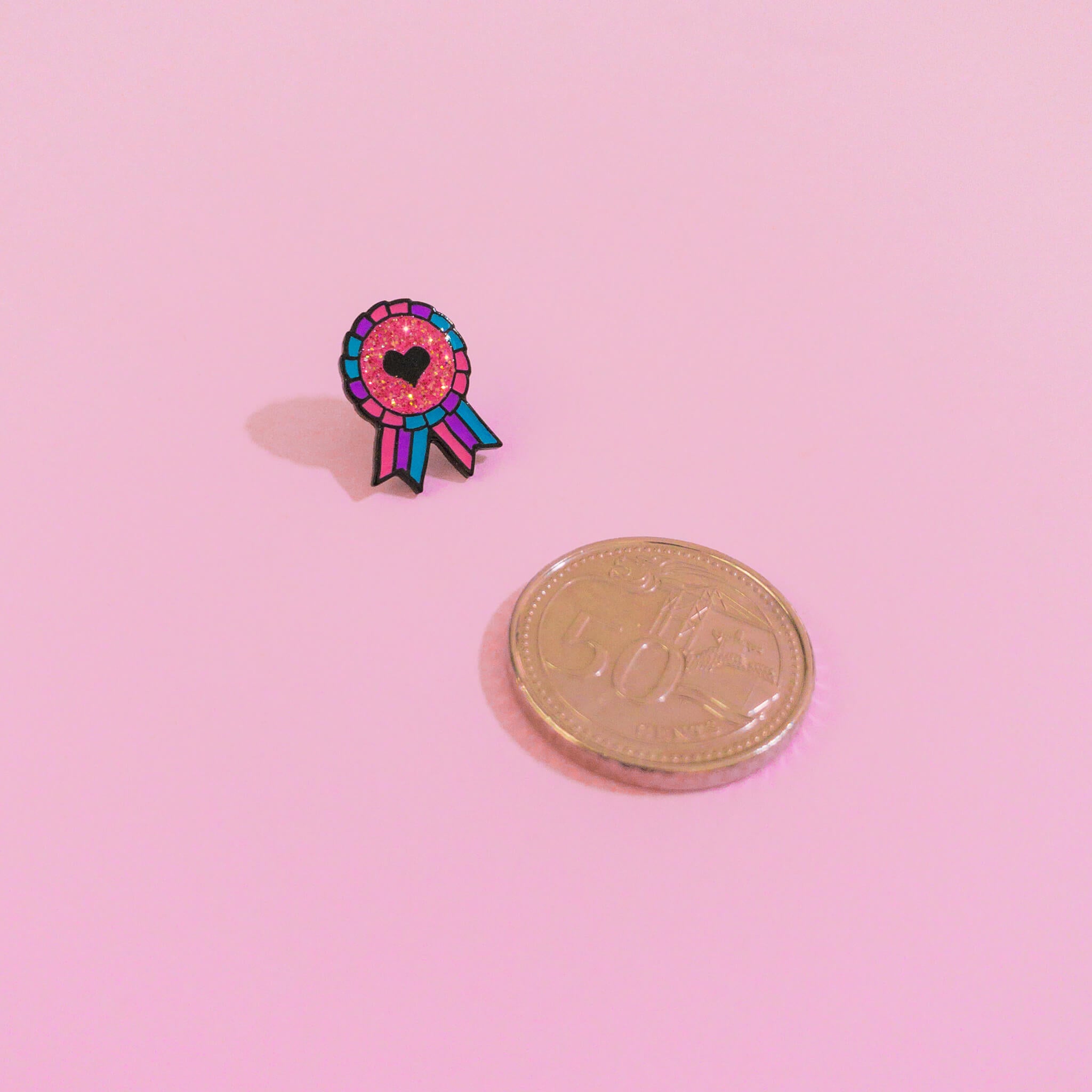 Bisexual Award Badge — enamel pin