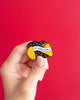Fortune cookie — enamel pin