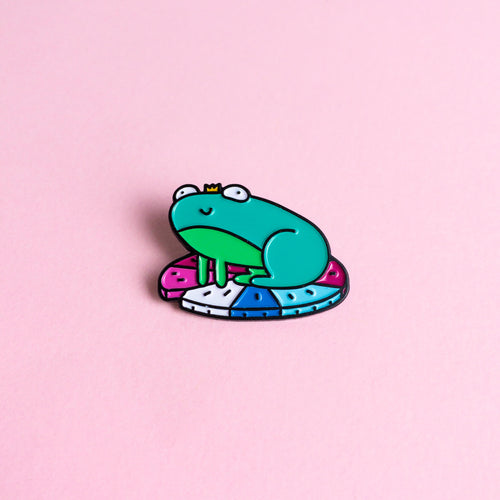 Frog (transgender) — enamel pin