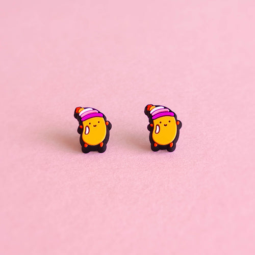 Lesbean — mini stud earrings