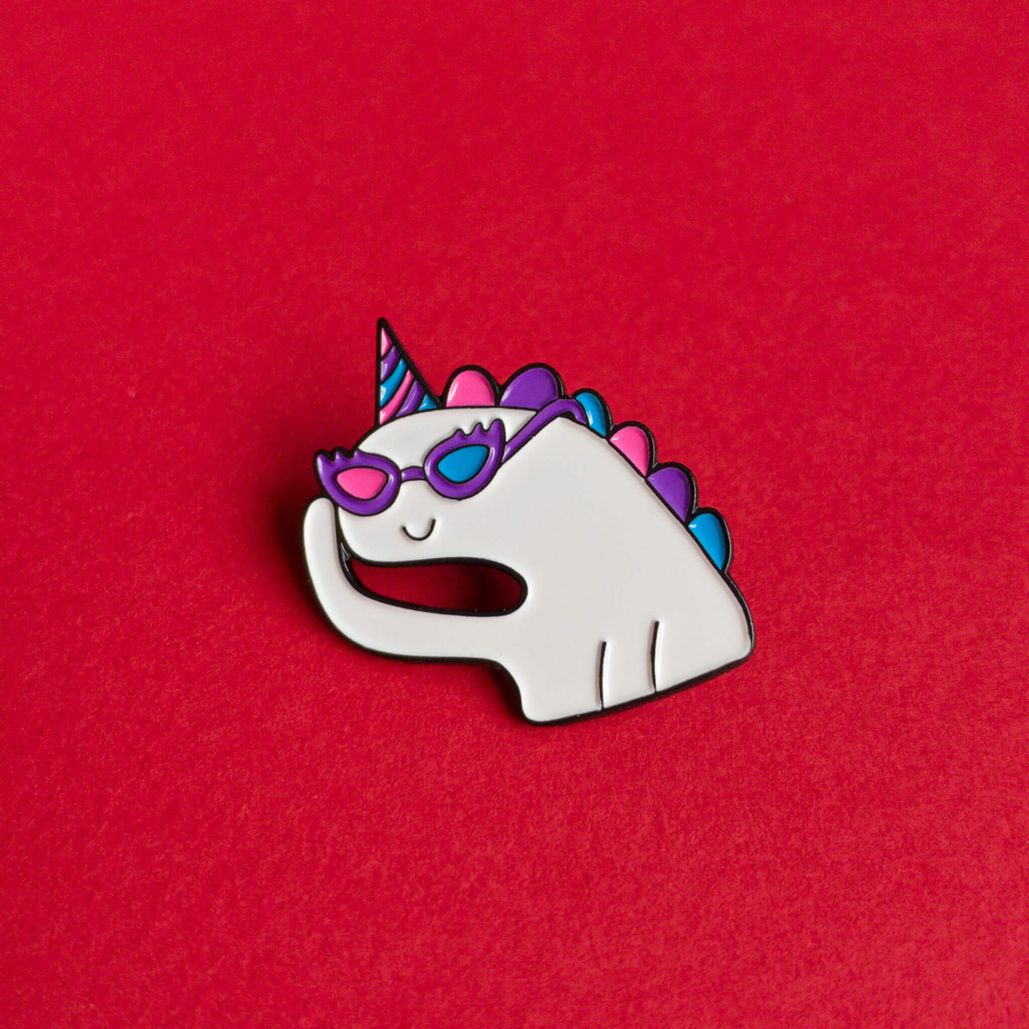 Oh bi unicorn — enamel pin