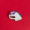 Oh bi unicorn — enamel pin