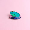 Frog (omnisexual / omni) — enamel pin