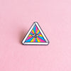 Queer eye (pansexual) — enamel pin