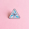 Queer eye (transgender) — enamel pin