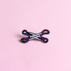 Scissors (bisexual) — enamel pin