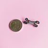 Scissors (bisexual) — enamel pin