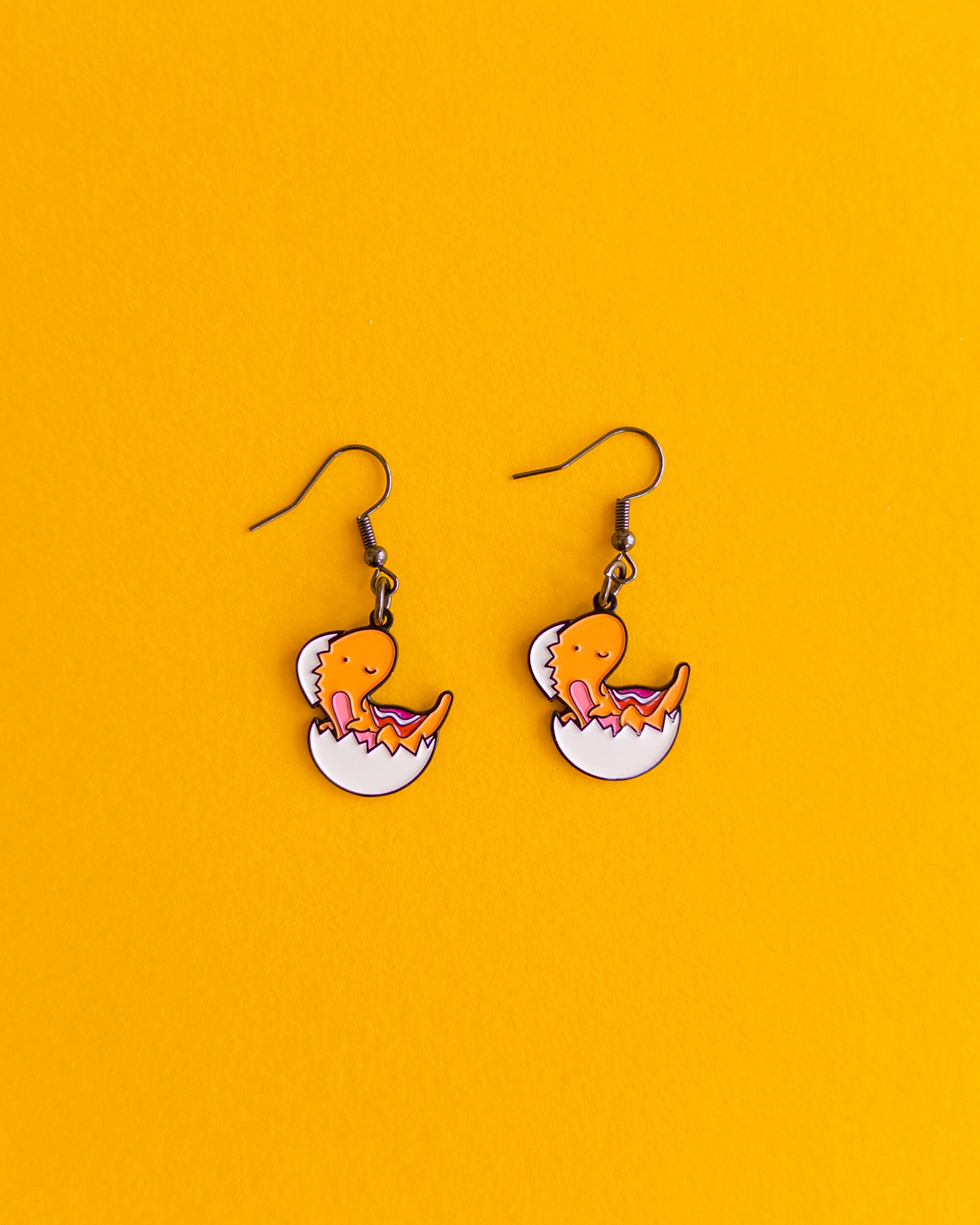 Velesiraptor (Lesbian Dino) — earrings